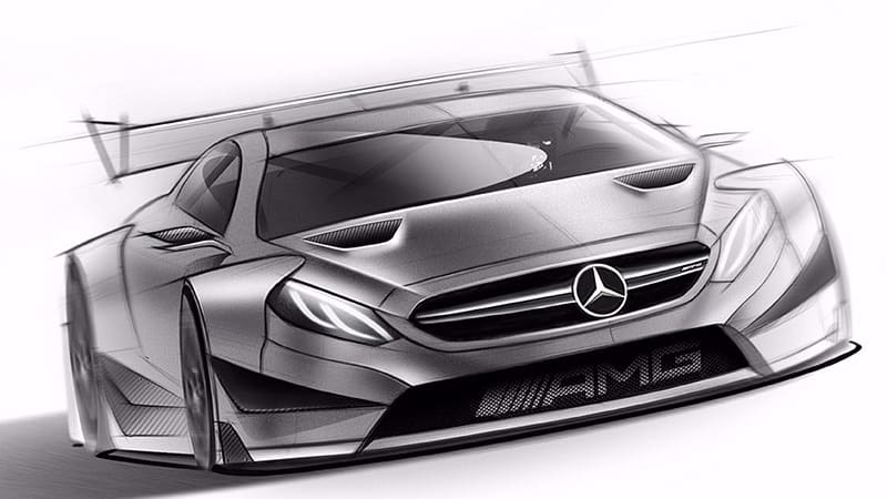 How to draw a car - Mercedes Benz S-Class AMG - Step by step - YouTube