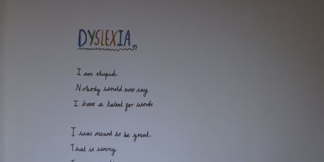 Signé par une certaine "AO", ce poème sur la dyslexie a touché un bon nombre d'internautes.