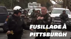 Les images de l'intervention policière à Pittsburgh après la fusillade dans une