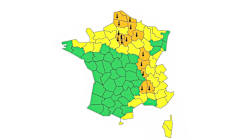 18 départements en alerte orange à la