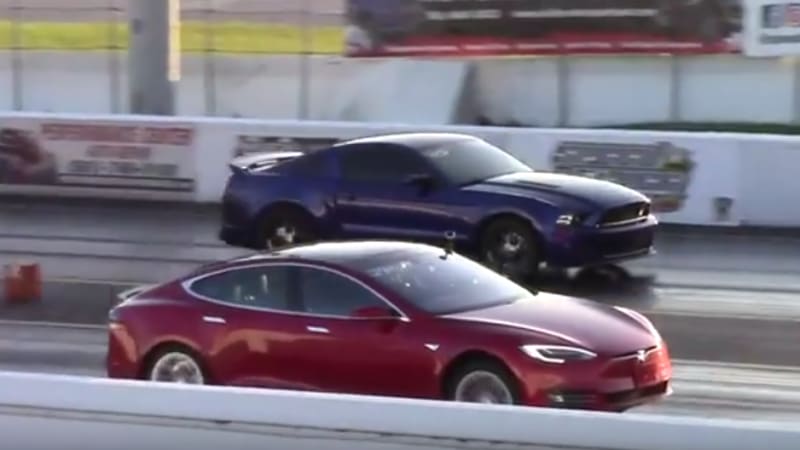 Recharge Wrap Up Tesla Model X Crash Model S Vs Mustang