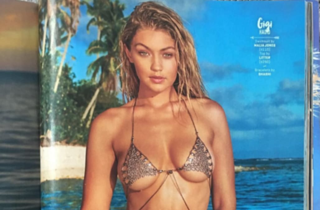 Gigi Hadid Rocks Barely There Two Piece In Sports