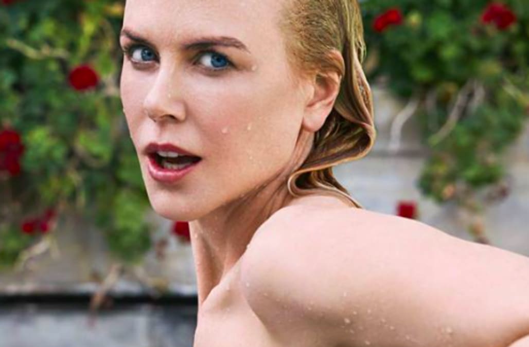 Nicole Kidman Poses in a Pool for Sexy Magazine Shoot 