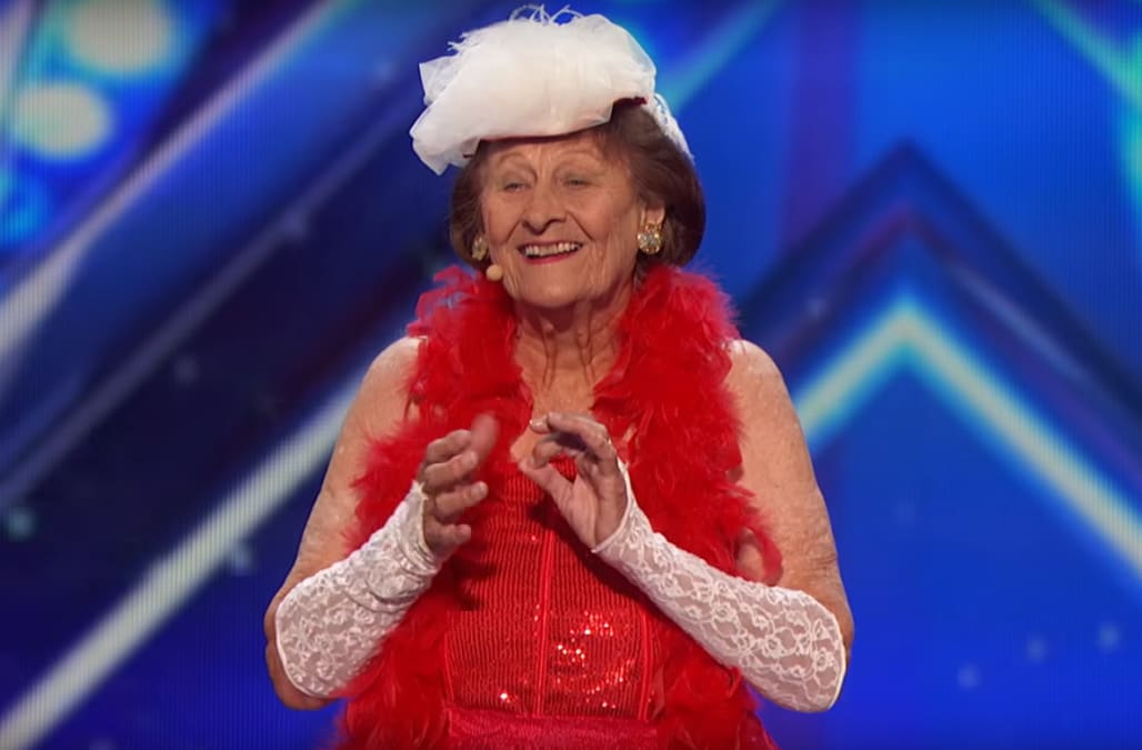 90-Year-Old Widows Striptease Wows On Americas Got 
