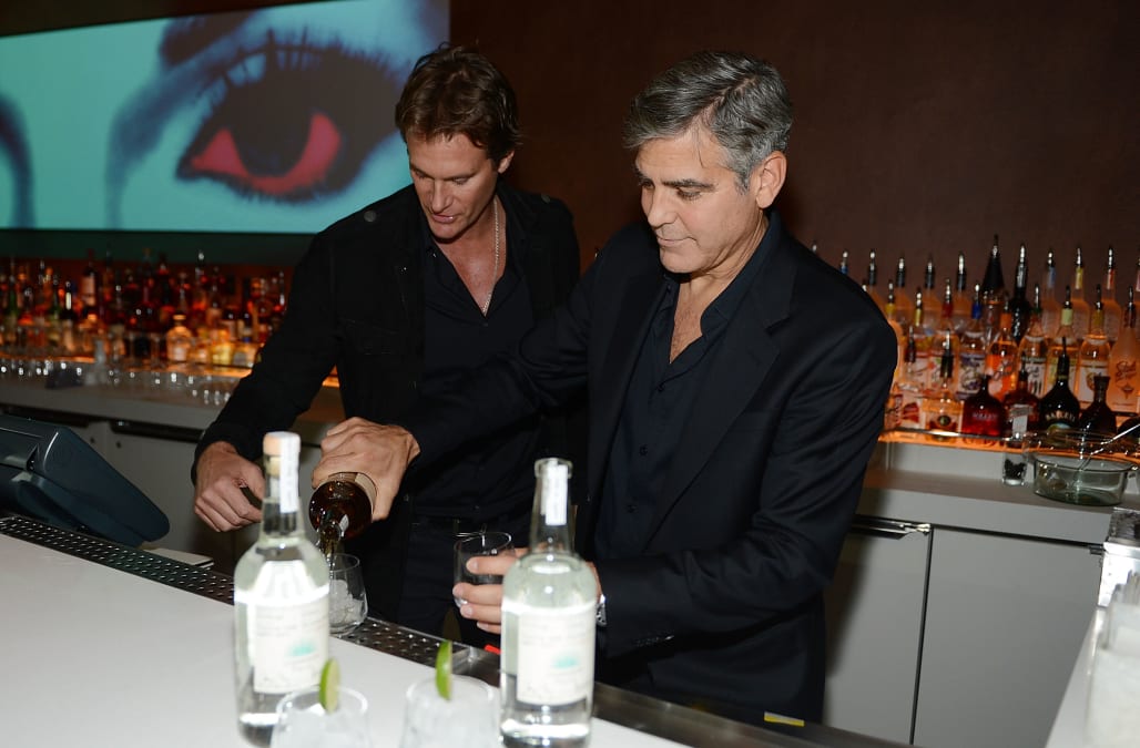 George Clooney sells tequila brand to beverage giant - AOL ...