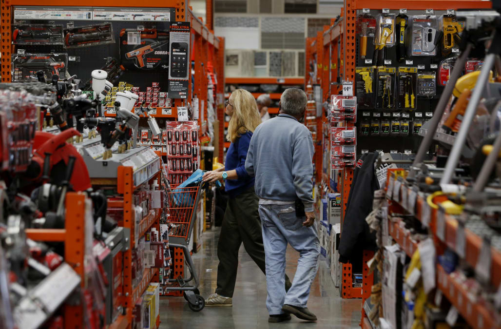 Home Depot's profit tops estimates as customer spending rises - AOL Finance