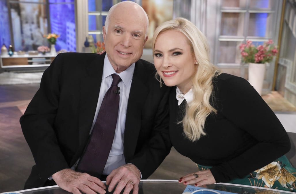 Cindy and Meghan McCain mourn John McCain with heartbreaking trib