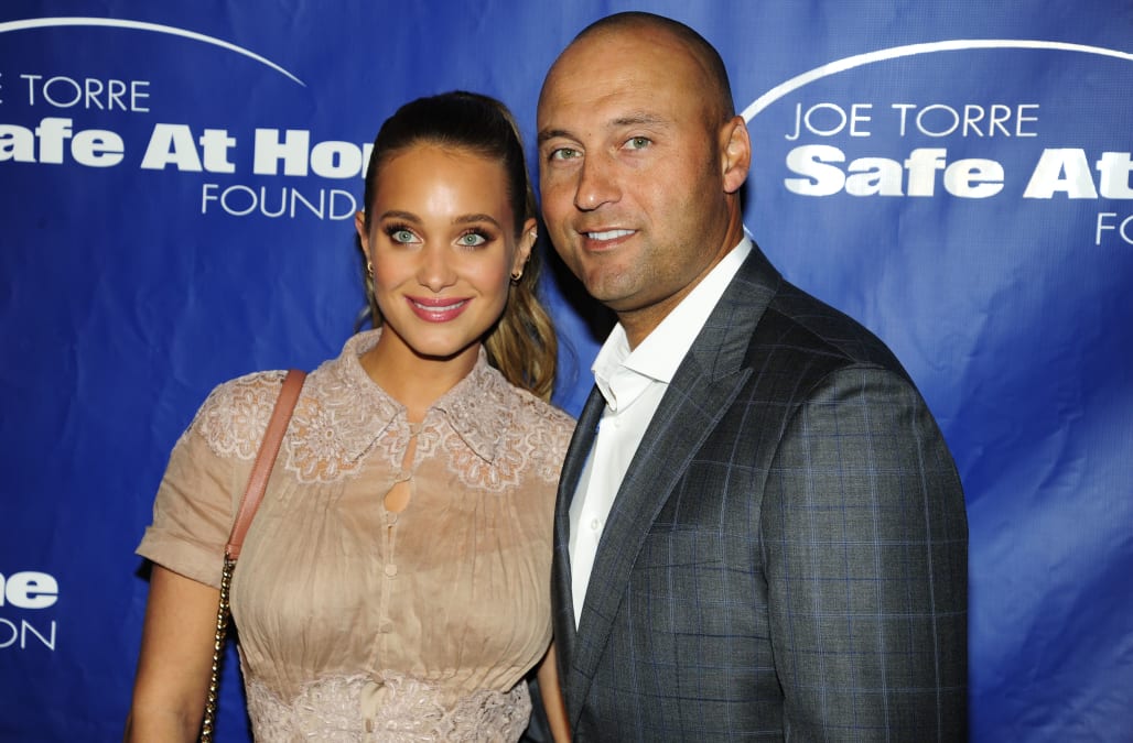 Derek Jeter's wife Hannah has fans guessing if she is expecting her second  child