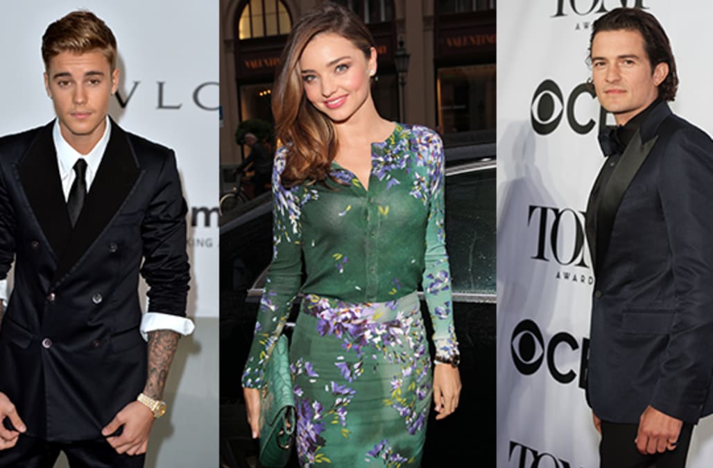 Orlando Bloom throws a punch at Justin Bieber over Miranda Kerr