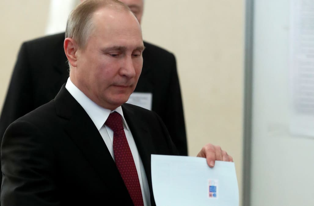 Putin wins Russia's presidential election exit poll