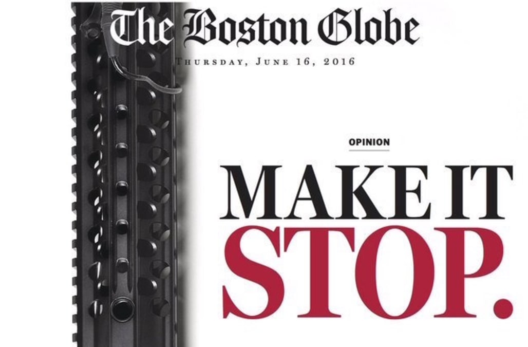 Boston Globe Pens Searing Gun Control Editorial Make It Stop 2766