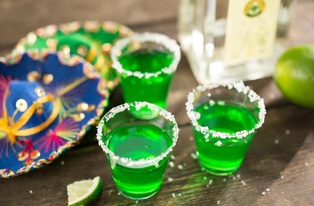 Cocktail of the Week Mini margarita jello shots