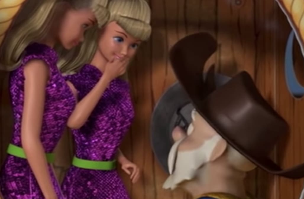 toy story 2 barbie scene