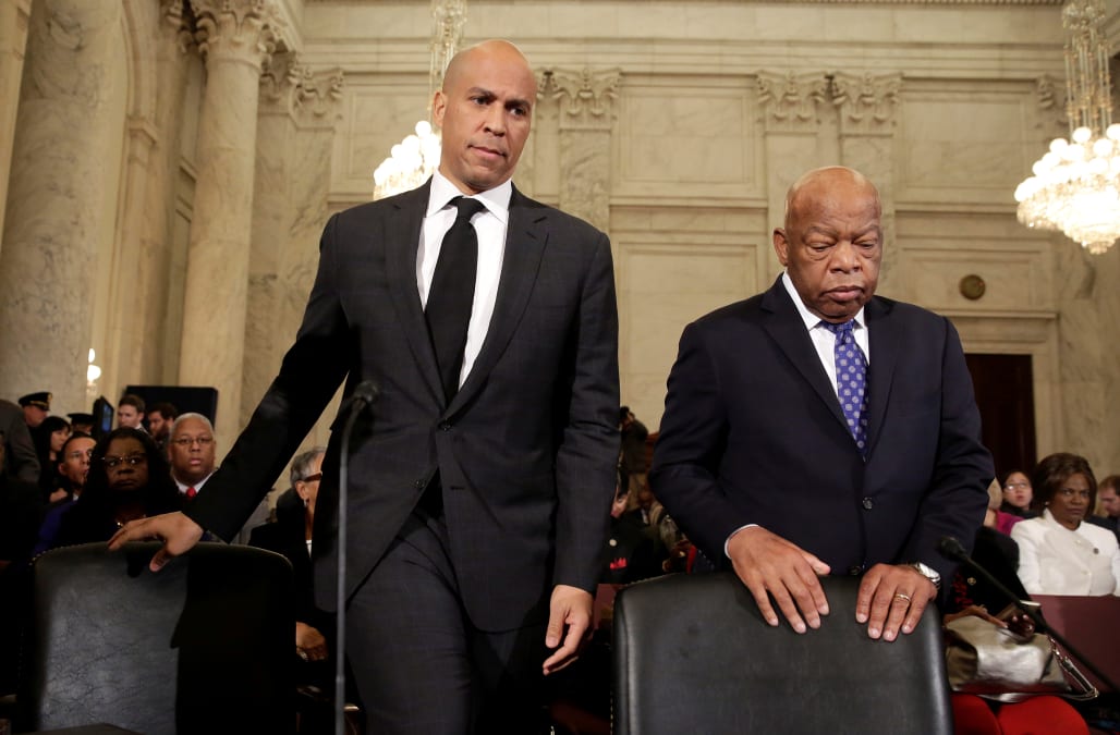 Cory Booker, Black Caucus testify against Jeff Sessions' attorney ...