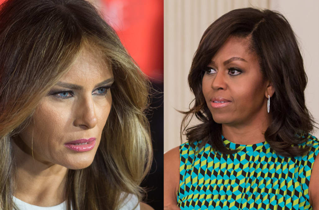 Sexy photo of Melania Trump used to call out Michelle Obama haters