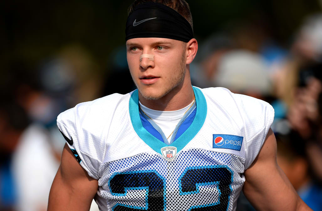 Christian McCaffrey, who will make $11 million this year, can't watch ...