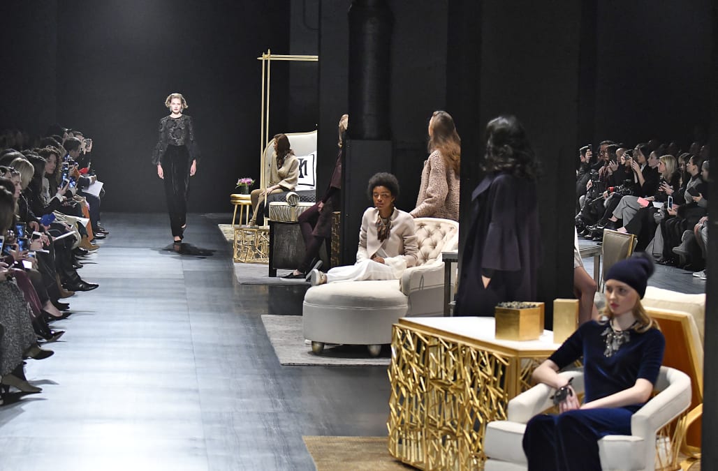 NYFW: Badgley Mischka juxtaposes debut home collection with traditional ...