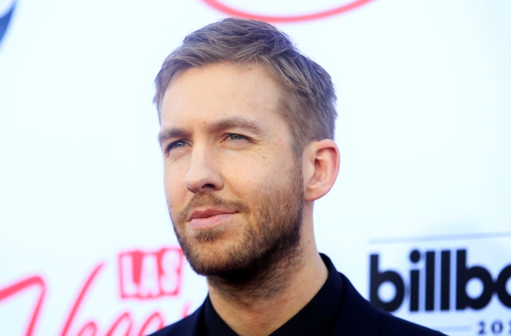 Calvin Harris Spotted In Cabo Partying With Brunette Babes
