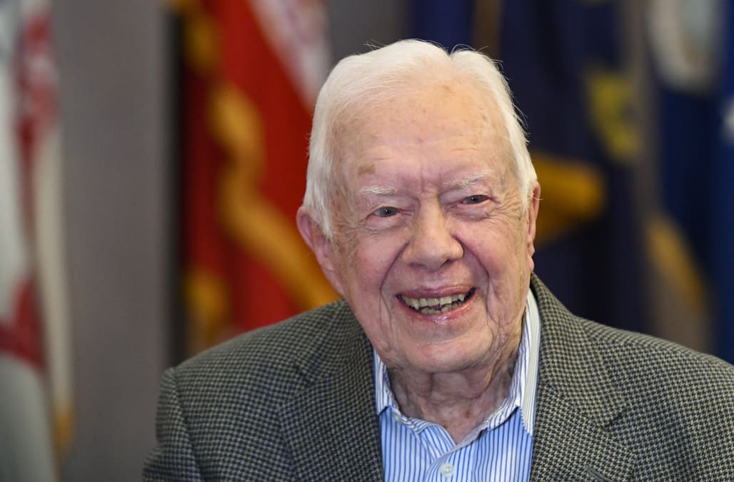 Former President Jimmy Carter 'feels fine' after fall - AOL News