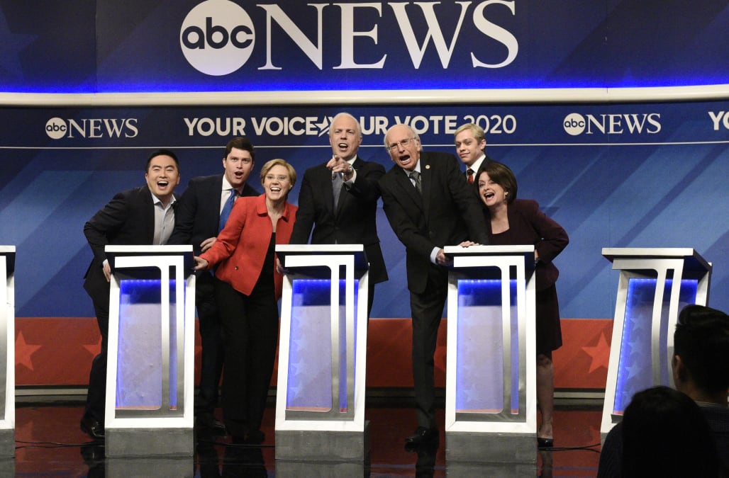 'SNL' takes aim at Democratic presidential debate in New Hampshire