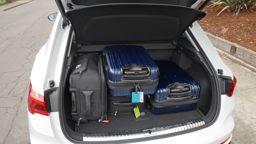 Audi Q3 Luggage Test How Big Is The Trunk Autoblog