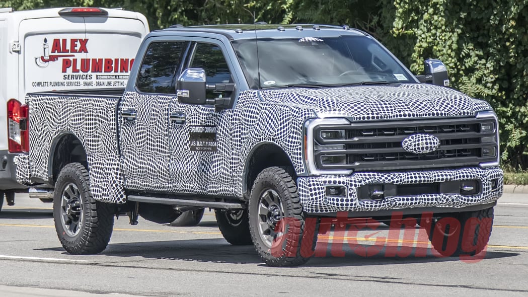 Updated Ford Super Duty Tremor prototype caught testing in new spy