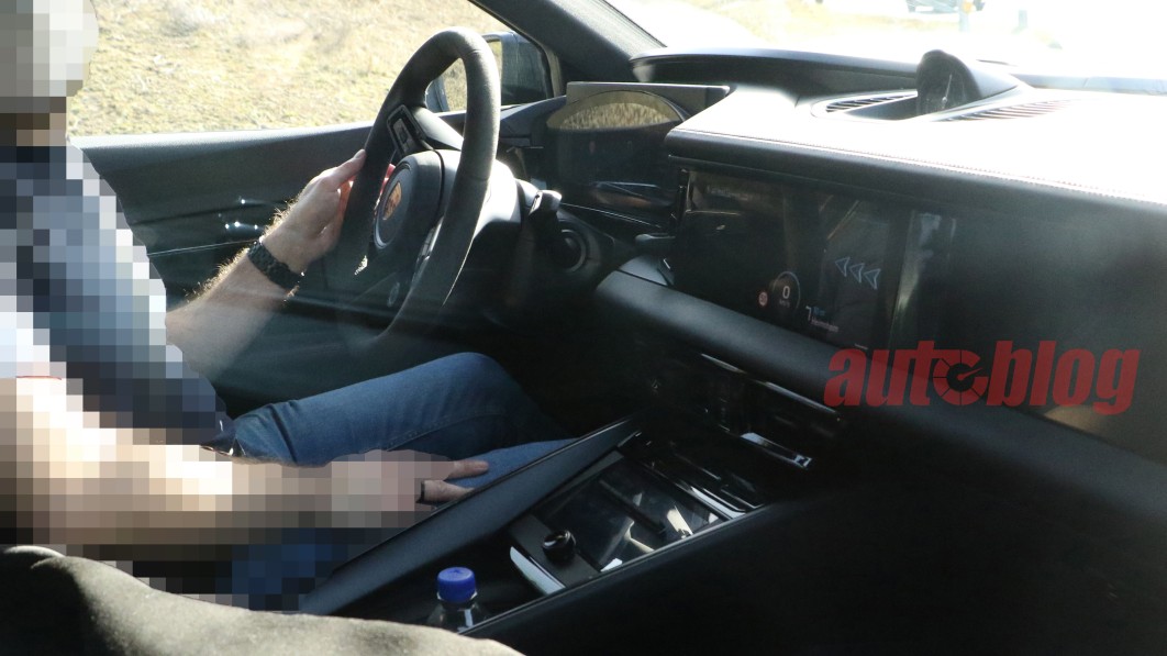 Porsche Macan EV interior caught in fresh spy photos