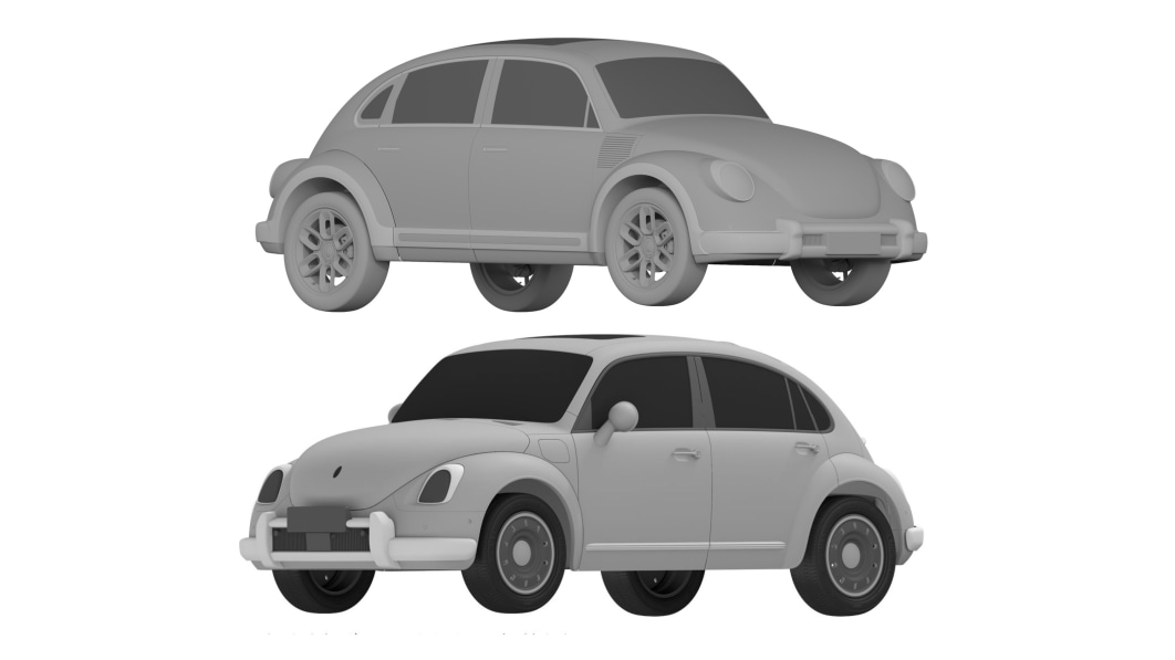 China's electric VW Beetle knockoff shows up in patent images