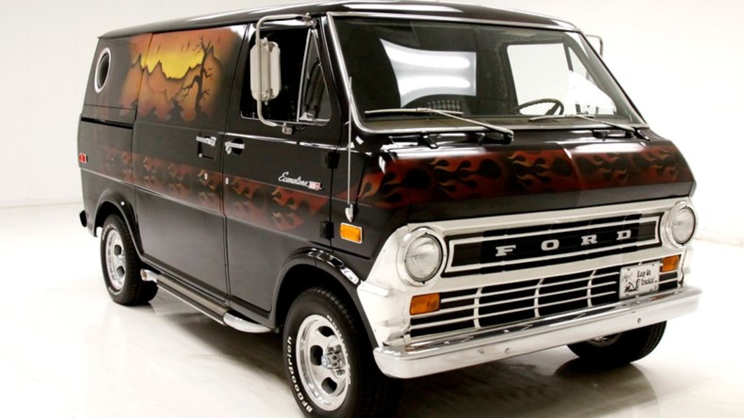 1974 Ford Econoline custom van on eBay has only 873 miles
