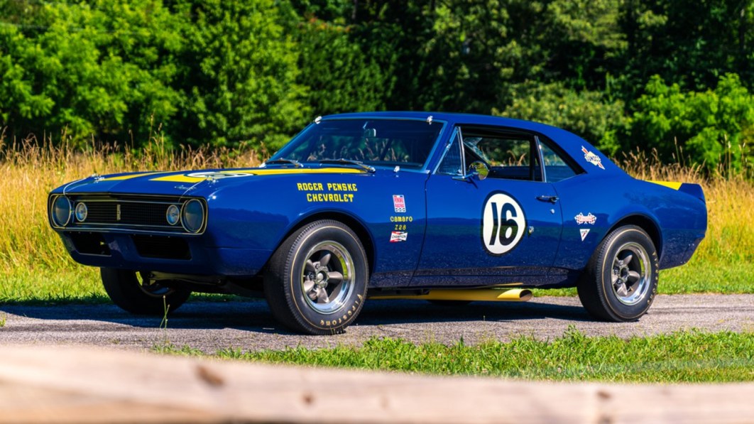This Camaro race car is expected to fetch seven digits at Monterey