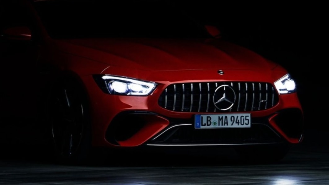 Mercedes-AMG's insanely powerful GT 4-Door hybrid noses into view