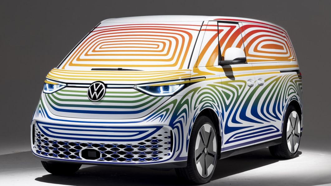 VW ID.Buzz wird als moderner Elektro-Hippie-Bus vorgestellt€