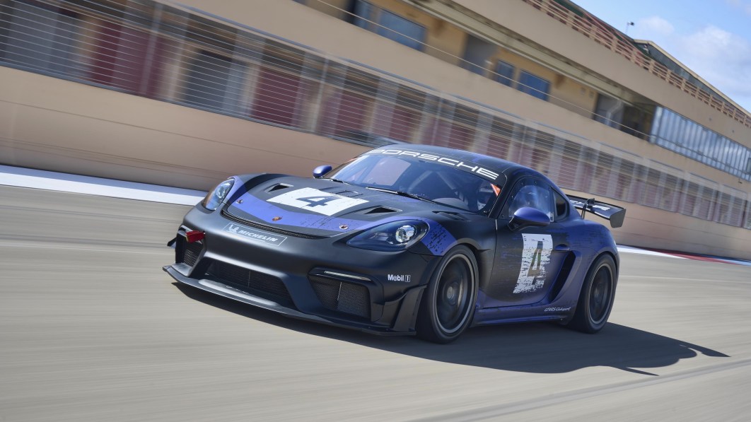Der neue Porsche Cayman GT4 RS Clubsport ist ein Rennwagen mit GT3-Cup-Triebwerk