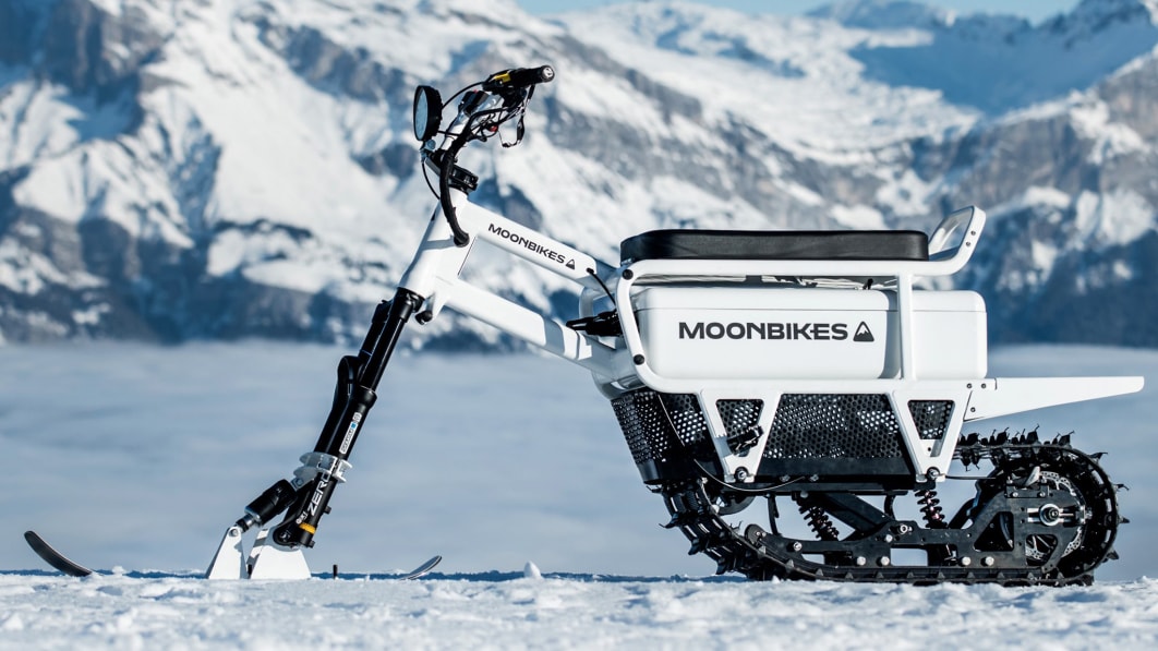 The Moonbike looks like a really fun electric snow bike