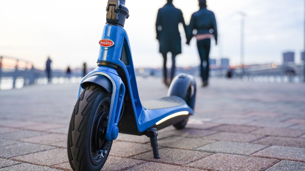 Bugatti expands way downmarket with an electric scooter
