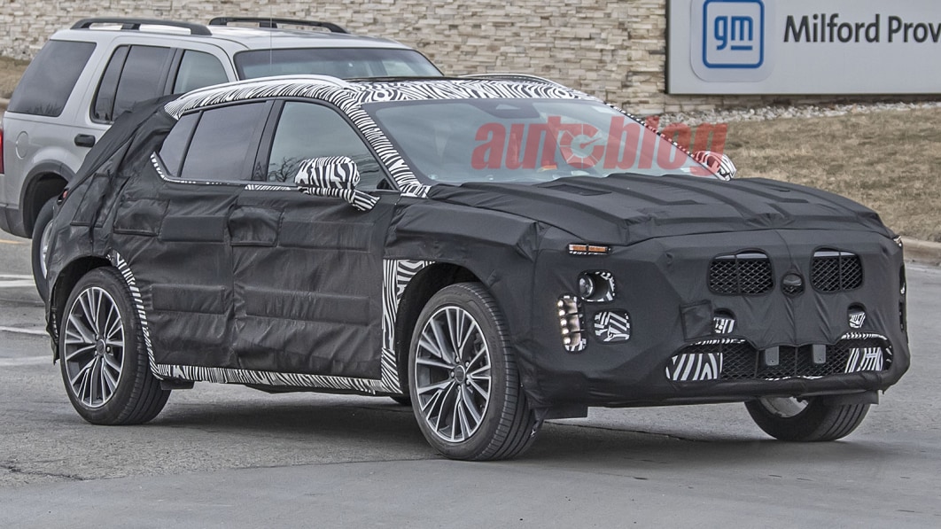 Cadillac compact crossover spied, might be a new XT4