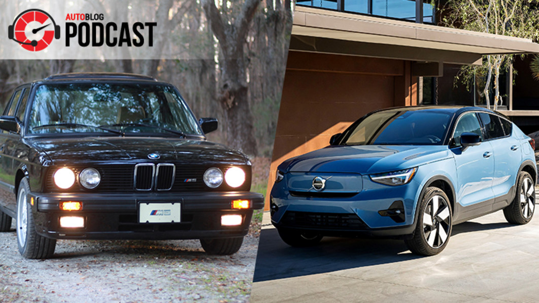Conducir un BMW M5 de 1988 y un Volvo C40 de 2022 Recarga |  Podcast de autoblog n.° 722