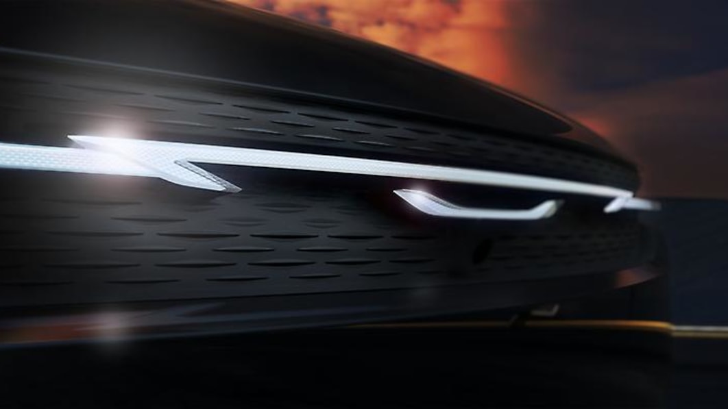 Chrysler Airflow EV concept teased with new nose ahead of NY Auto Show