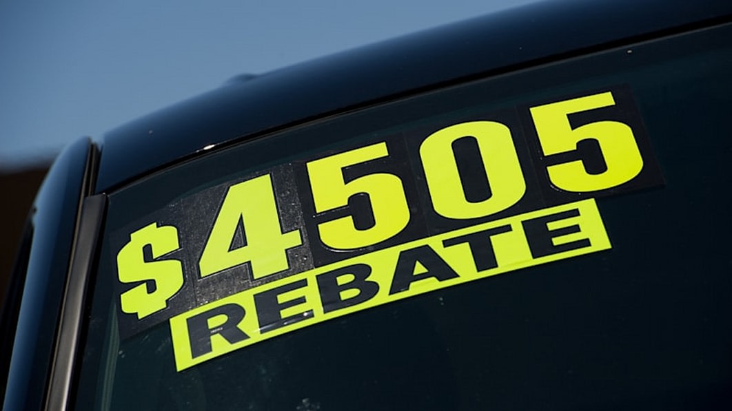 What is a new car incentive or rebate?