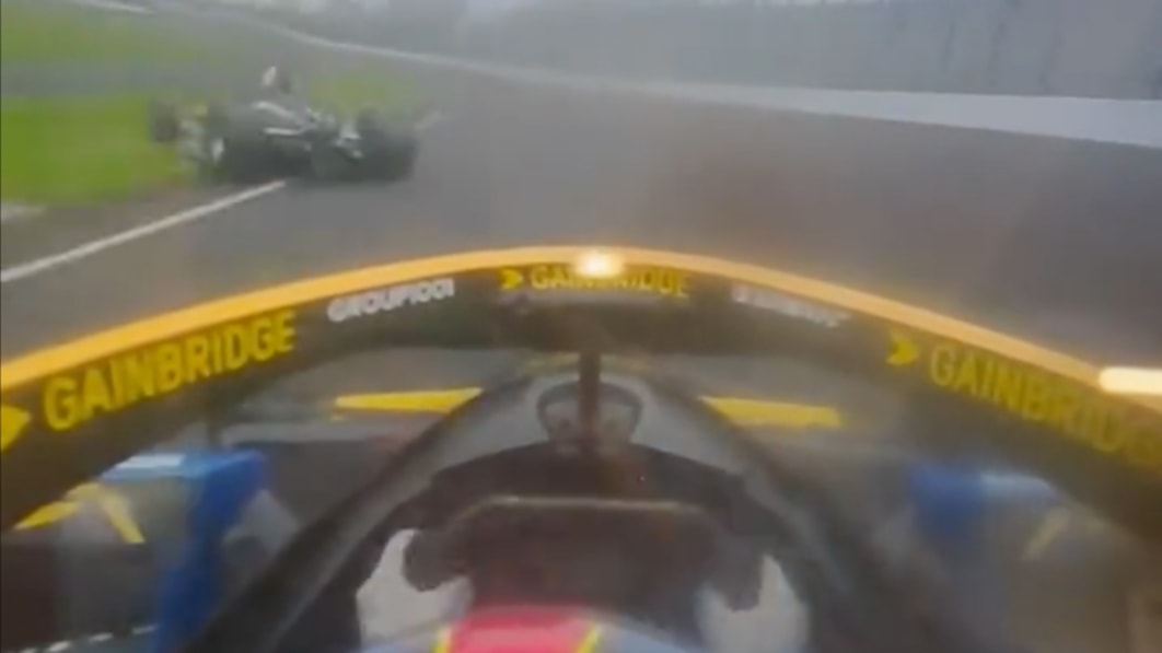 Sehen Sie sich diesen erschreckenden Beinahe-Unfall vom ersten Tag der Indy 500-Tests an