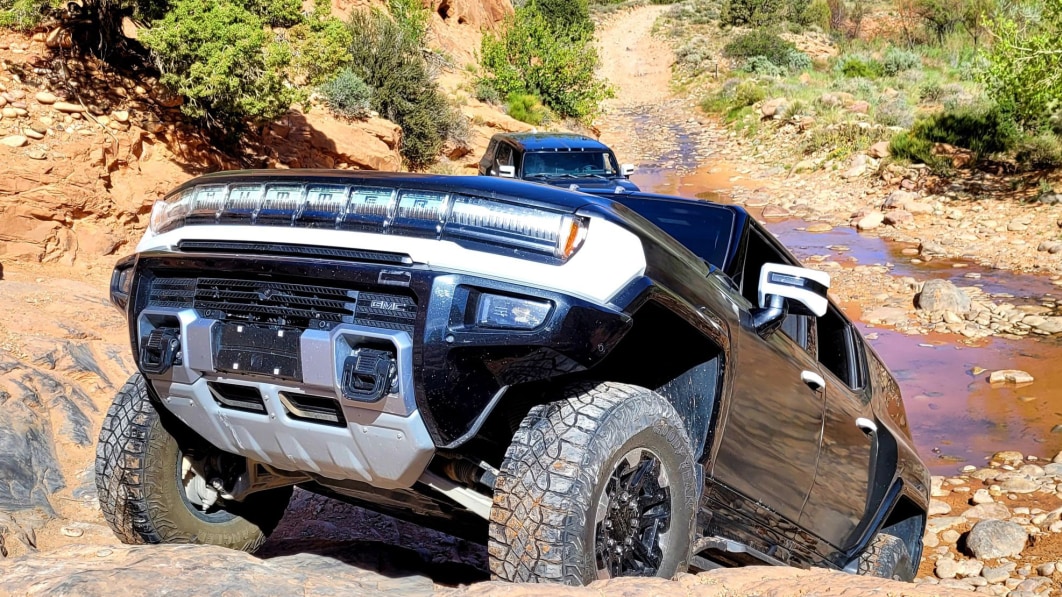 GMC Hummer EV SUV prototypes hit the trails in Moab
