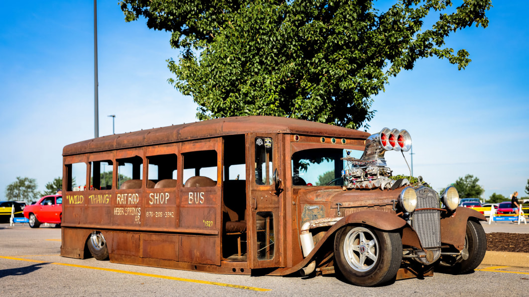 Der Schulbus von Wayne Ford aus dem Jahr 1927 ist ein Finalist der Hot Wheels Legends Tour