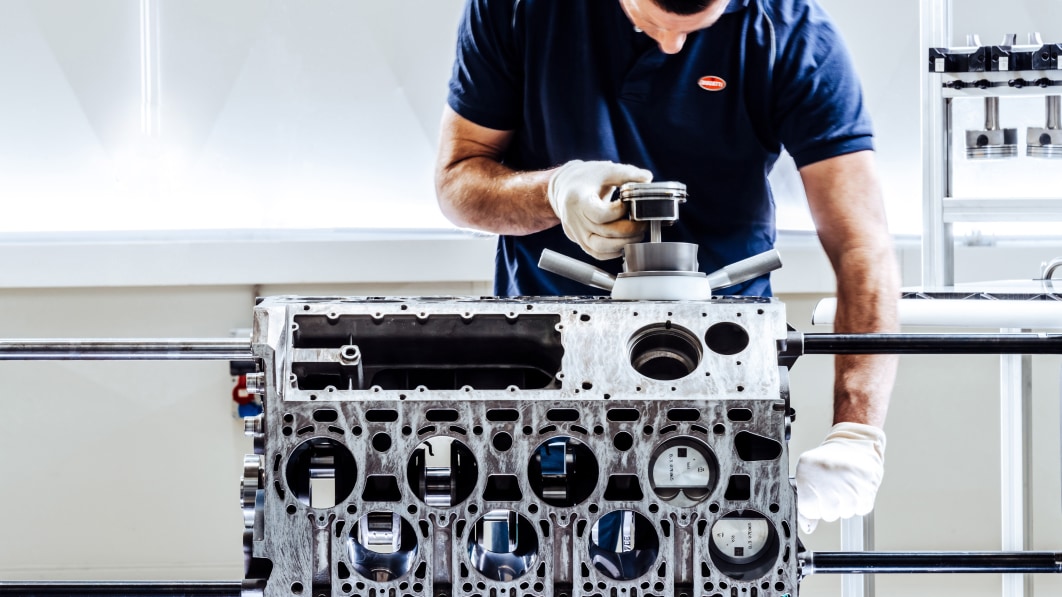 Bugatti looks back at how how it developed the W16 engine
