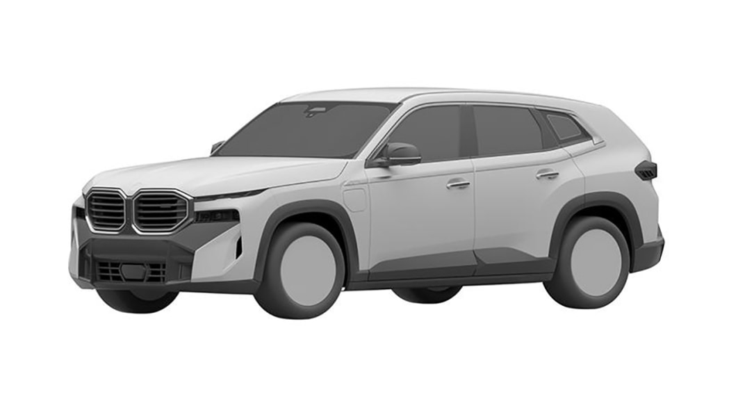 BMW XM SUV aparece en imágenes de patentes en Japón