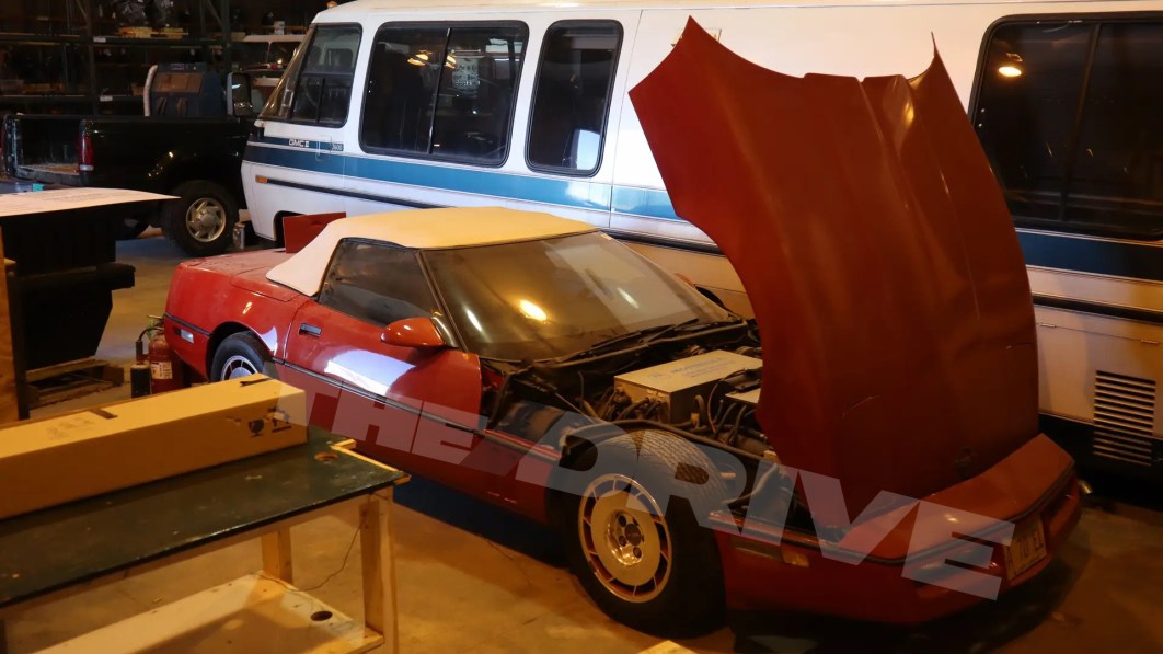 Motorola-built electric Chevy Corvette C4 found in Illinois scrapyard