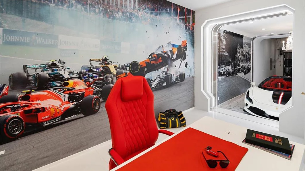 Dallas mansion’s Ferrari room is a life-size car display case