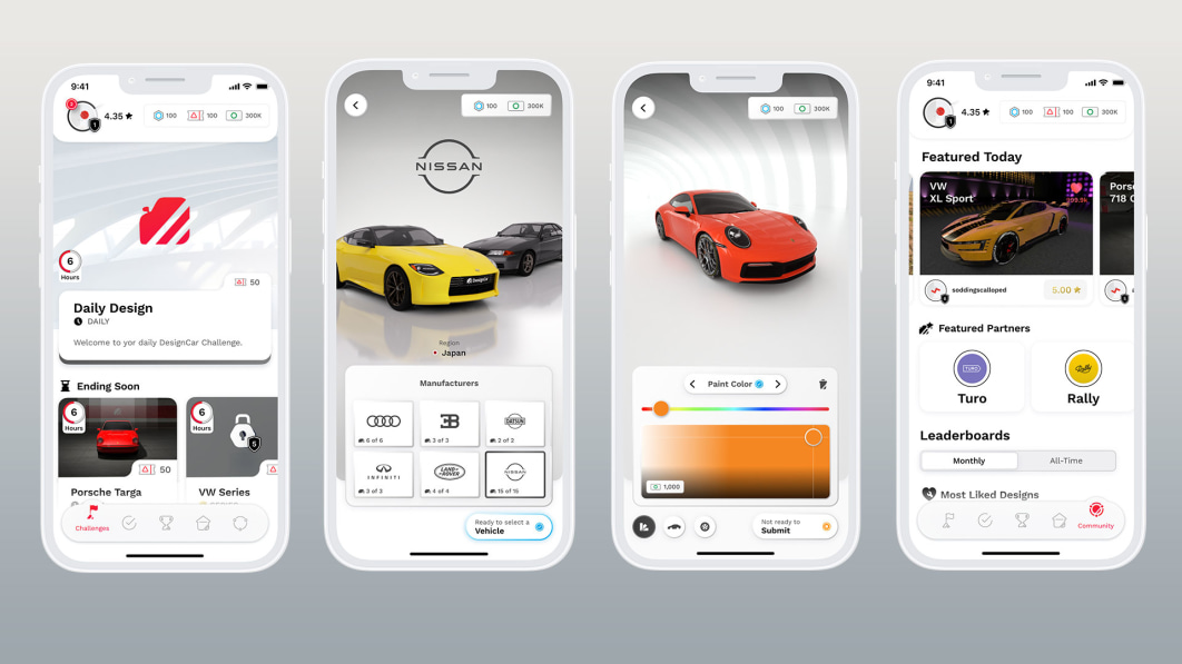 Porsche Digital releases DesignCar smartphone game for enthusiasts