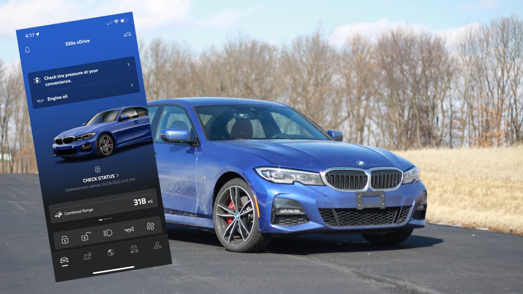 Our long-term 2022 BMW 330e’s phone app works splendidly