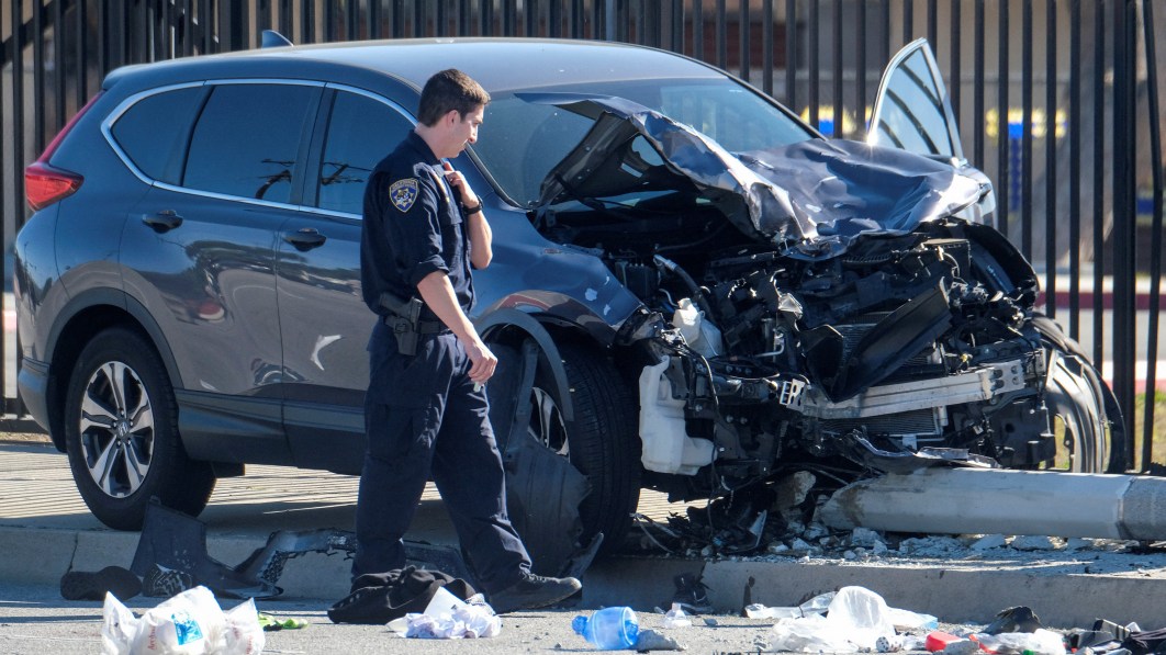 El conductor fue arrestado en un enfrentamiento con los reclutas del alguacil del condado de Los Ángeles.