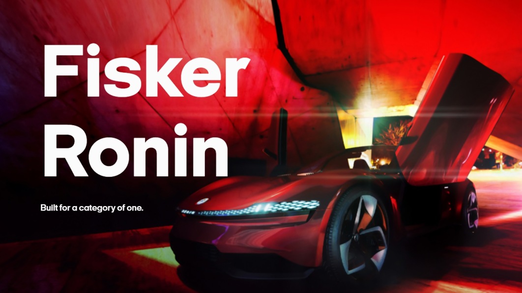 Fisker Ronin previewed as electric four-door, four-seater convertible